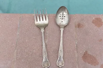 Vintage Arthur Price England Sheffield EPNS A1 Serving Fork And Spoon • $13