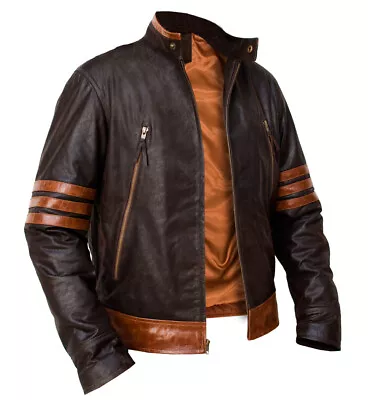 Wolverine X-men 2000 Jacket - Genuine Leather Jacket • $179