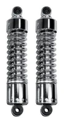 $149.95 • Buy 11  Shorty Chrome Lowering Lowered Shocks Absorbers Harley Big Twin Shovelhead