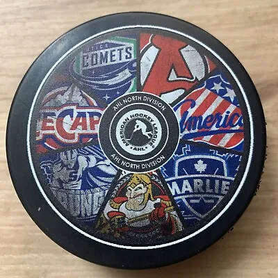 Ahl North Division Hockey Puck Devils Comets Americans Marlies Senators Crunch • $14.99