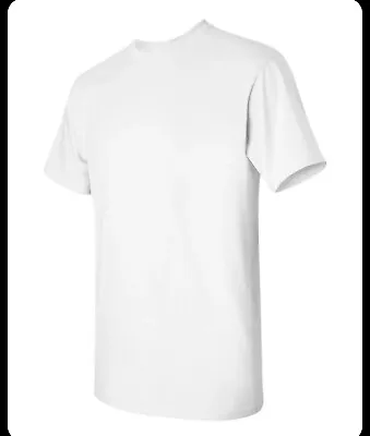 (5 Pack)  GILDAN Mens Plain WHITE Solid T Shirts CHOOSE YOUR SIZE USA Sz L • $20