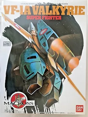 Macross VF-1A Super Fighter Valkyrie 1/72 Robotech Bandai 1990 (Vintage Kit)  • $19