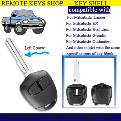 $9.99 • Buy For Mitsubishi Lancer Evolution Grandis Outlander Remote Key Shell Left Blade 2B