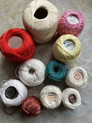 Joblot 330g Crochet Cotton Including Coats Twilleys • £16