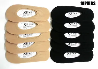 10Pairs POP SOCKS Sexy Simple Ultra Thin Footsies Nylon Stockings Anklets UK • £4.08