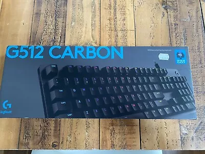 $55 • Buy Logitech G512 Carbon Lightsync RGB Mechanincal Gaming Keyboard GX Blue Switches