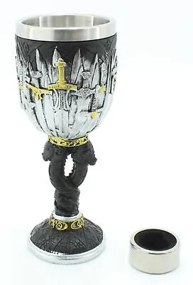 Game Of Thrones - Medieval Swords Goblet Wine Glass GOT NIB • $14.99