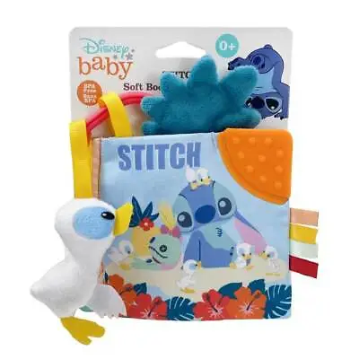 Disney Baby - Stitch On-The-Go Soft Book - Nursery Soft Book • $19.50