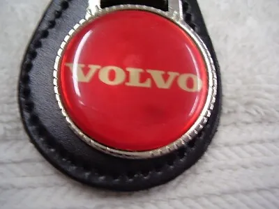 Volvo  Key Chain   Leather Fob   Free Postage • $12.95