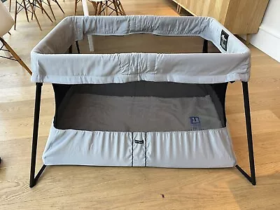 Babybjorn Travel Cot With Carry Case And Mattress Very Good Condition • £30.81