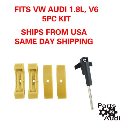 Timing Camshaft Chain Tensioner Adjuster Pads Chain Tool Kit 5pc For VW Audi  • $16.99