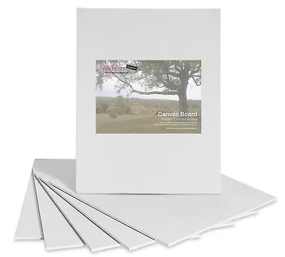 3 X SQUARE 40cm X 40cm BLANK CANVAS ACRYLIC OIL ARTIST PRIMED PAINTING BOARDS • £9.75