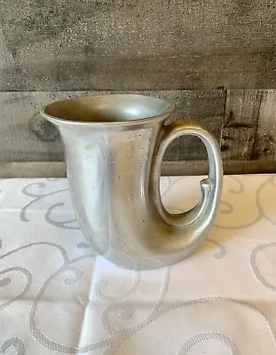 Vintage Pewter French Horn Beer Mug Stein With Handle • $9.98