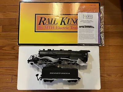 + MTH O Gauge RailKing Pennsylvania 2-8-8-2 USRA Steam Engine PS.1 30-1156-1 • $399.99