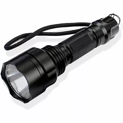 C8T6 Compact Ultra Bright Tactical LED Flashlight With Rechargeable Battery • $19.99