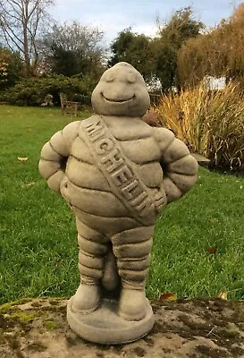 Stone Garden Michelin Man Statue Ornament ‘bibendum’ Advertising Tyre Mascot • £28.50