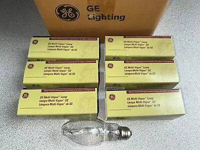 NEW GE 150W Metal Halide Multi Vapor Light Bulb E26 BD17 Lamp MVR150/U/MED QTY 6 • $59.95