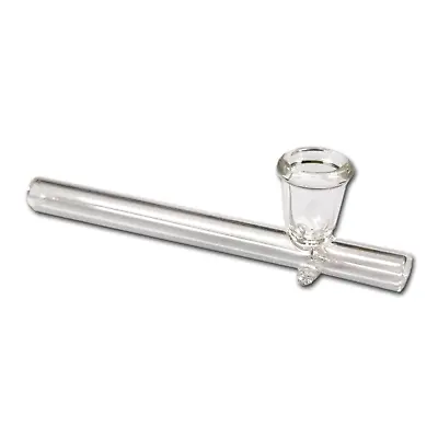 Clear Glass Pipe Smoking Smoke Tobacco Best Quality Pipes 4  Pipe Free Uk Post • £3.49