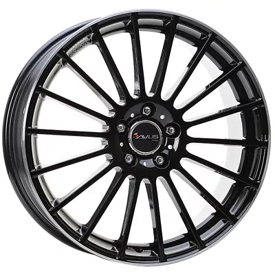 Alloy Wheel Avus Ac-m03 For Mazda 6 8x19 5x114.3 Black Polished Lip 44g • $729.30