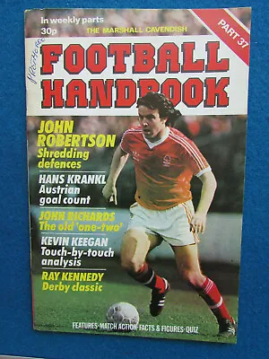 £2.99 • Buy The Marshall Cavendish Football Handbook - Part 37 - 1979