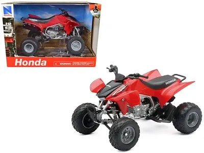 Honda Trx 450r Atv Red 1/12 Diecast Model By New Ray 57093 A • $29.99