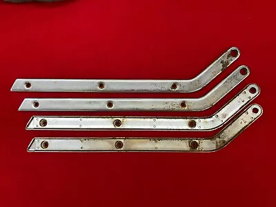 GM OEM Corvette Chrome Seat Side Rails Hockey Sticks C2 AAC Logo NCRS 65 66 • $48.99