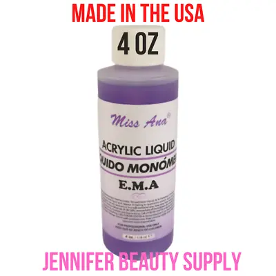 Miss Ana Acrylic Liquid Monomer Professional Acrylic Nail System  4 Oz | Us Sell • $9.80