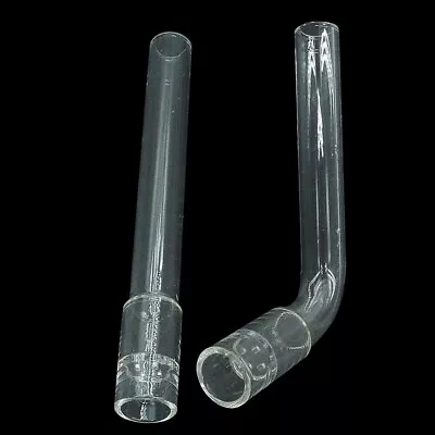 1x Straight / Curved Glass Stem Mouthpiece Replacement Tube For Arizer Solo Air • £5.38
