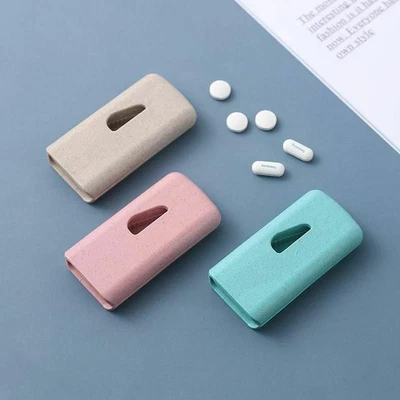 $2.18 • Buy Creative Rectangular Pill Cutter Mini Elderly Tablet Portable Divider N3N4