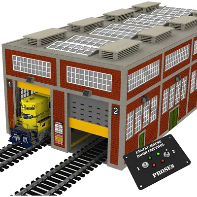 Engine House W/Motorized Doors (O Gauge) For Model Train • $220