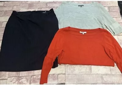 Woman’s Size 14 Clothing Bundle Next Laura Ashley Skirt Jumper • £7