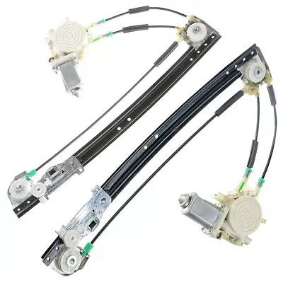 2x Window Regulator W/ Motor For BMW E39 528i 540i 1997-1998 Rear Left And Right • $84.18