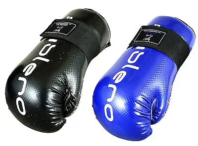 EVO PU Karate Sparring Mitt GEL Gloves MMA Judo Taekwondo Martial Arts Jiu-Jitsu • £12.99