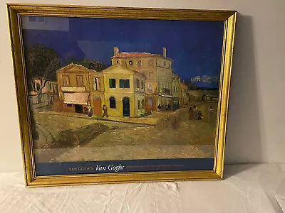 Van Gogh’s The Yellow House Framed Exhibition Poster • $100