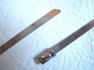 £0.99 • Buy 1x 14.25  362 X4.6mm SWA STAINLESS STEEL CABLE TIE CABLETIE EXHAUST HEAT WRAP BB