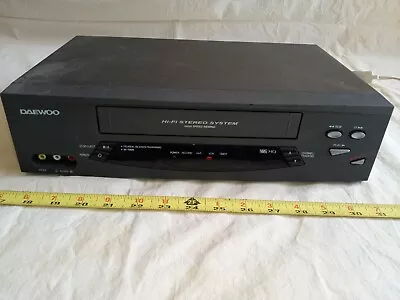 Daewoo VHS VCR Player Model No. Dv-t8dn Tested Working. • $34.99