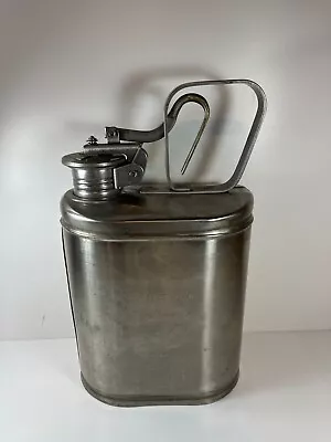 Vintage Eagle Mfg Co No 1301 Stainless Steel Safety Gas Can 1 Gallon #5 • $49.99