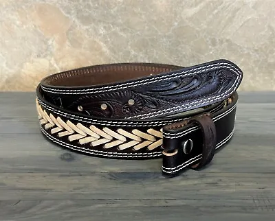 Western Genuine Leather Belt Full Grain Handmade Men's Heavy Duty Without Buckle • $24.99