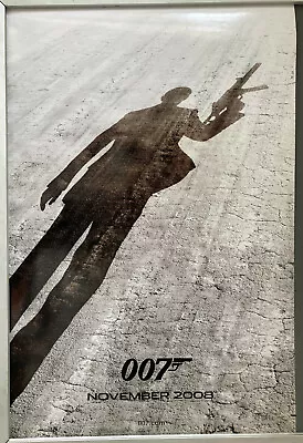 Cinema Poster: JAMES BOND QUANTUM OF SOLACE 2008 (Advance One Sheet Version 1) • £19.95