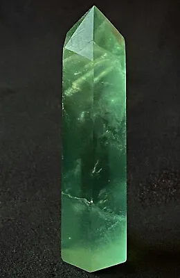 Chunky 85mm Natural Emerald Green Crystal Fluorite Obelisk Point Healing Wand • £11.99