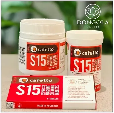 CAFETTO S15 Espresso Coffee Machine Cleaning Tablets - Super Automatic Cleaner • $9.95