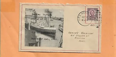 U.s.s. Mississippi ?? Maiden Voyage Sep 11933  Naval Cover   • $4