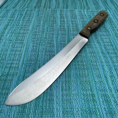 $34.99 • Buy Vintage CHICAGO CUTLERY 47S Butcher Knife 7.5  Blade Full Tang Wood Handle USA
