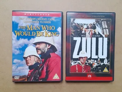 The Man Who Would Be King / Zulu - Two Michael Caine Period / War Films - DVD • £5.99