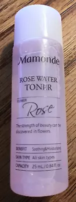 Mamonde Rose Water Toner Flower-Rose Soothing And Moisturizing .84oz Travel Size • $7