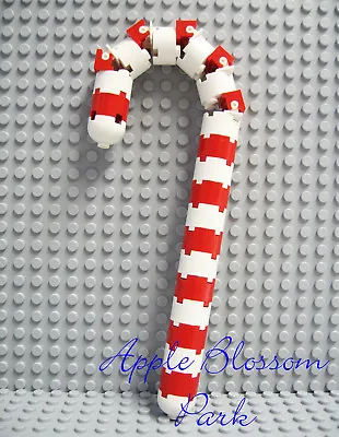 NEW Lego Christmas CANDY CANE KIT Red White Xmas Santa Stocking Stuffer Ornament • $14.99