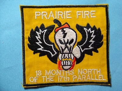 VIETNAM WAR PATCH US 5th SF Grp MACV-SOG PRAIRIE FIRE • $11.68