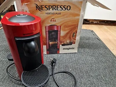 £29.50 • Buy Nespresso By Magimix Vertuo Plus M600 Coffee Machine 1.2l Piano Red Rrp £179 Sg6