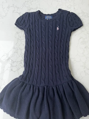 £20 • Buy Girls Ralph Lauren Polo Knitted Dress Exc Con Latest Style Age 4