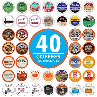 Coffee Pods Variety Pack Sampler Assorted Single Serve Coffee For Keurig K Cups • $35.97